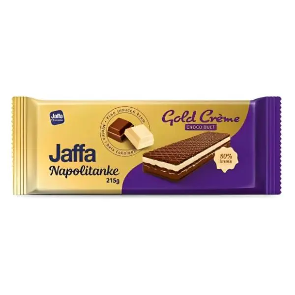 JAFFA napolitanke gold creme choco duet 215g 0