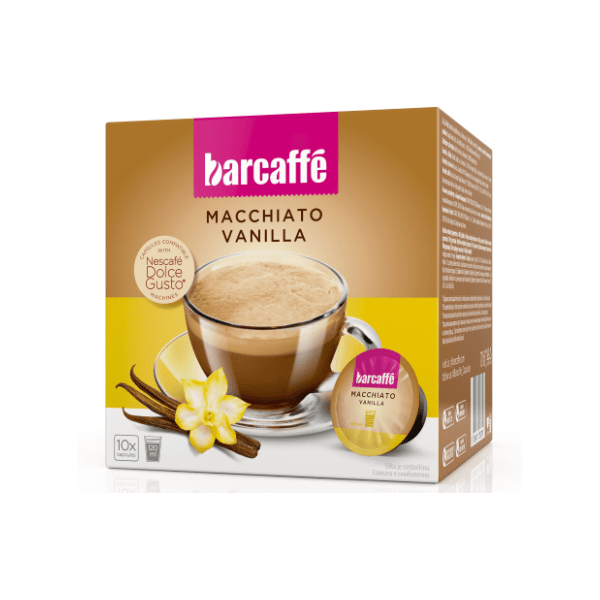 Kapsule BARCAFFE macchiato vanilla 140g 0
