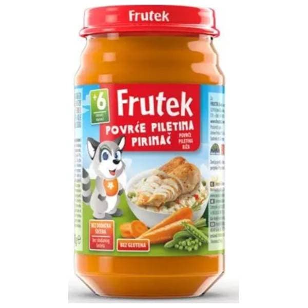 Kašica FRUTEK povrće piletina pirinač 190g 0