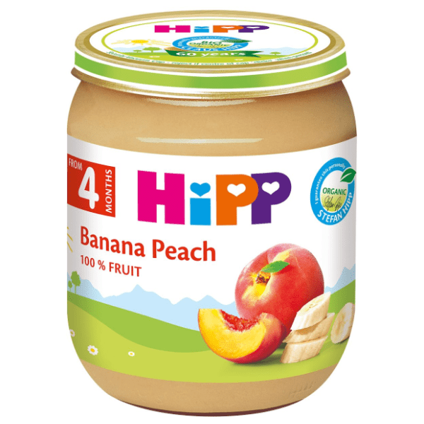Kašica HIPP breskva i banana 125g 0