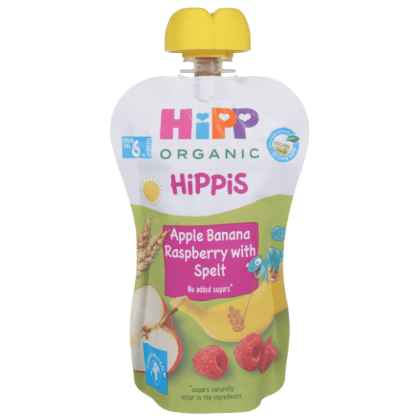 Kašica HIPP jabuka banana malina sa integralnim žitaricama 100g 0