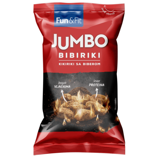 Kikiriki FUN&FIT Jumbo bibiriki 75g 0