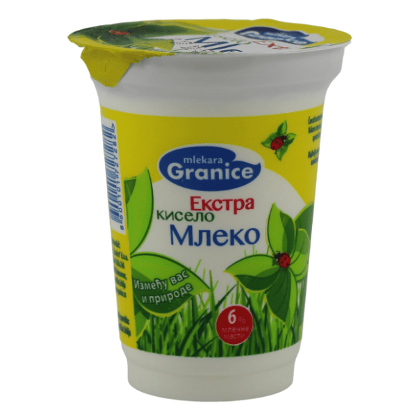 GRANICE extra kiselo mleko 6%mm 180g 0