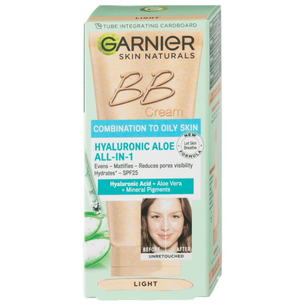 GARNIER Skin naturals oil free BB krema za lice light 50ml 0