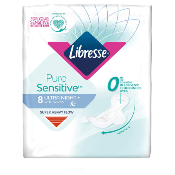 LIBRESSE pure sensitive ultra night higijenski ulošci 8kom 0