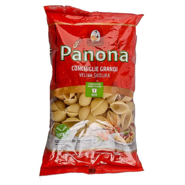 Testenina PANONA školjke 400g 0