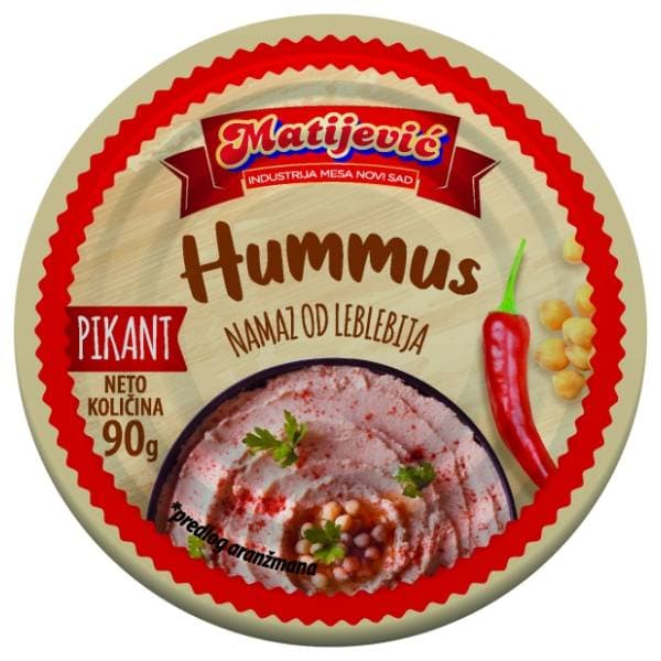 MATIJEVIĆ hummus pikant 90g 0