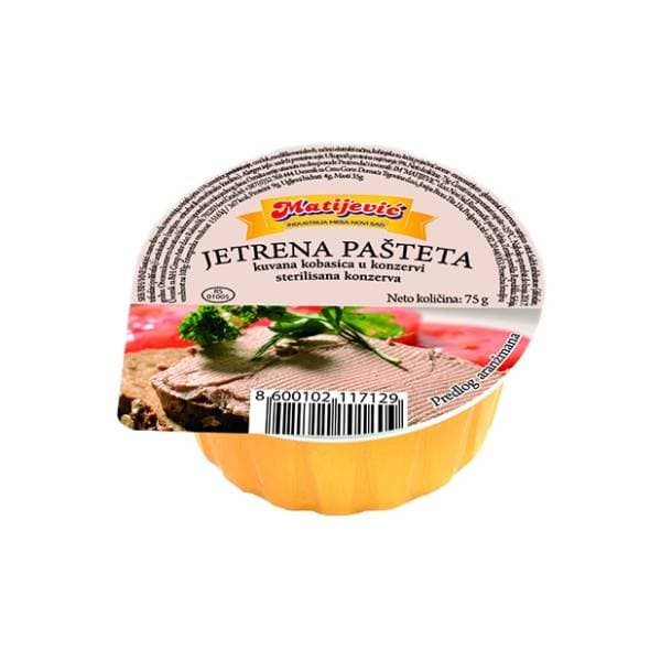 MATIJEVIĆ jetrena pašteta 75g 0