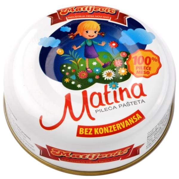 MATIJEVIĆ Matina pileća pašteta 90g 0