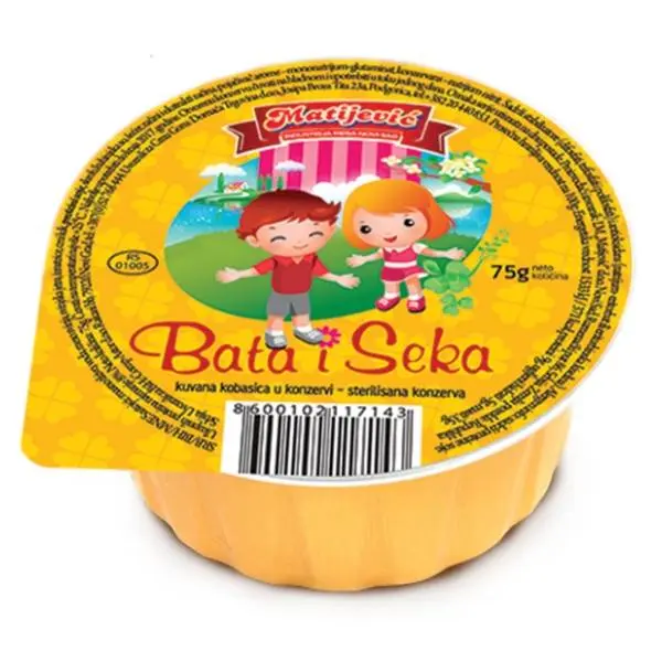 MATIJEVIĆ pašteta bata i seka 75g 0
