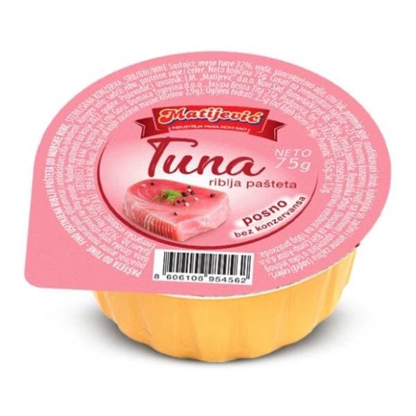 MATIJEVIĆ pašteta od tune 75g 0