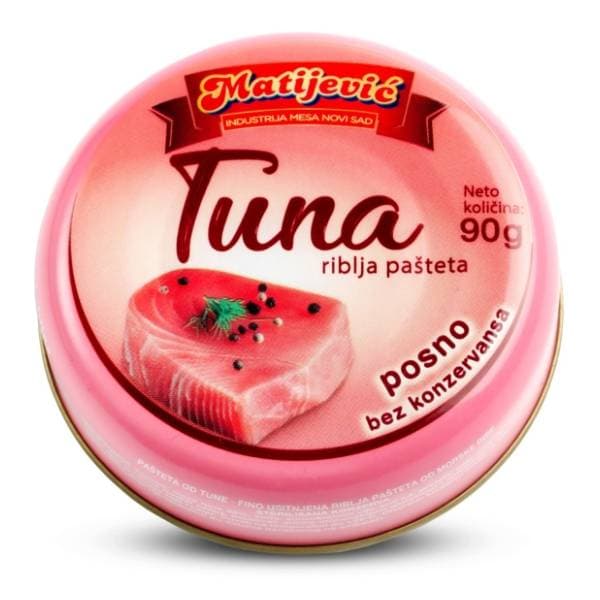 MATIJEVIĆ riblja pašteta od tune 90g 0