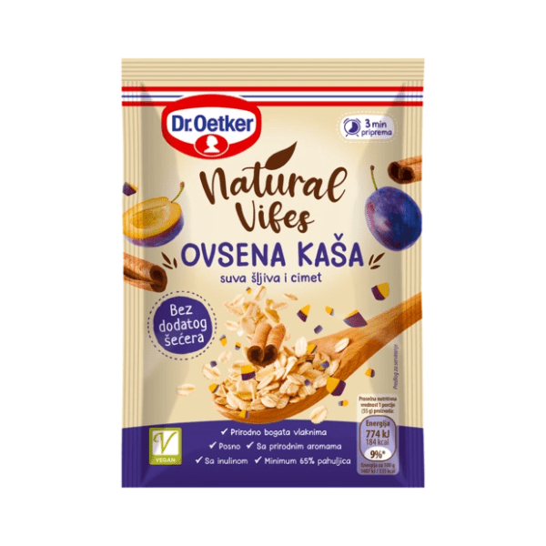 DR.OETKER ovsena kaša suva šljiva cimet 55g 0