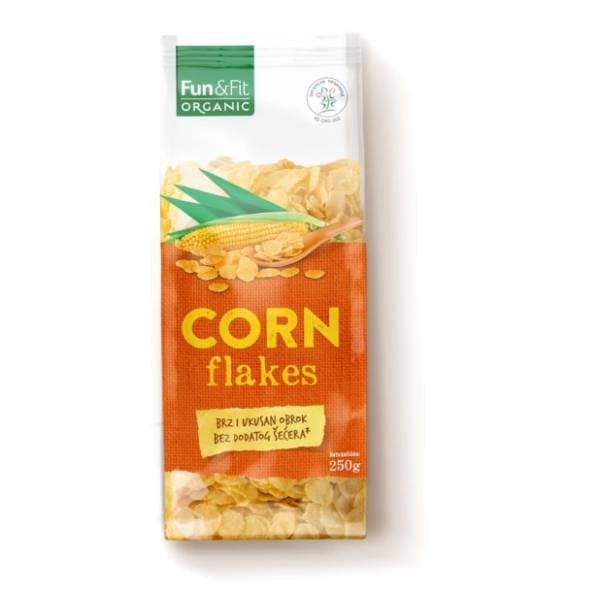 Pahuljice FUN&FIT corn flakes organic 250g 0