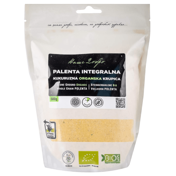 Palenta organska integralna kukuruzna NAŠE DOBRO 500g 0