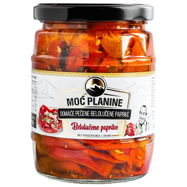 Paprike MOĆ PLANINE belolučane 550g 0