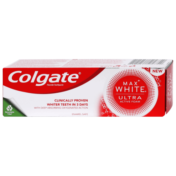 Pasta za zube COLGATE Max white ultra active foam 50ml 0