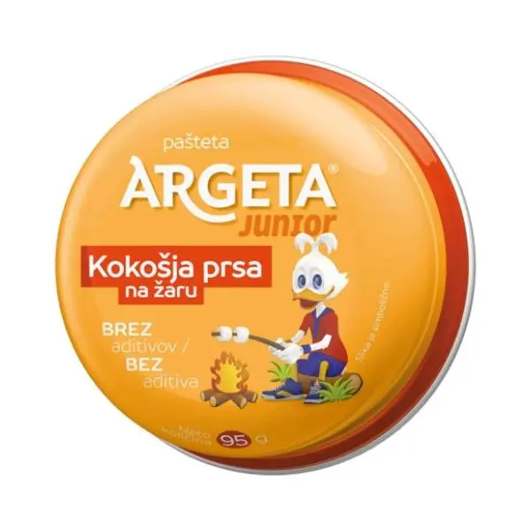 Pašteta ARGETA junior kokošija prsa na žaru 95g 0