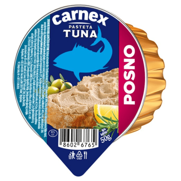 CARNEX pašteta tuna 50g 0