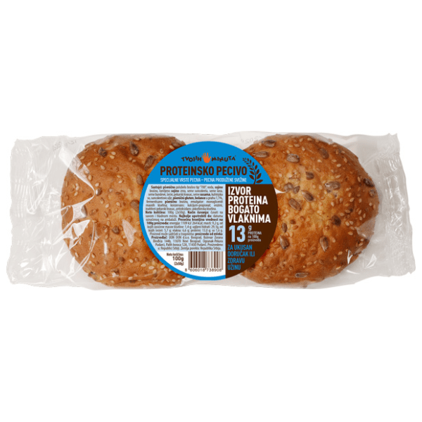 Pecivo proteinsko TVOJIH 5 MINUTA 2x50g 0