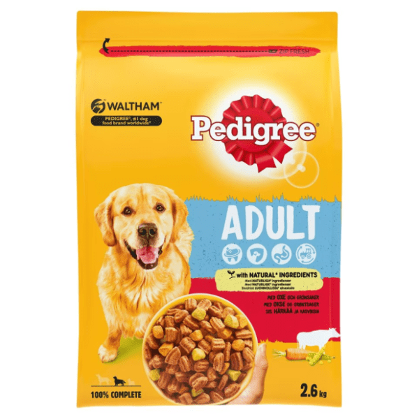 PEDIGREE Adult briketi govedina i povrće 2,6kg 0