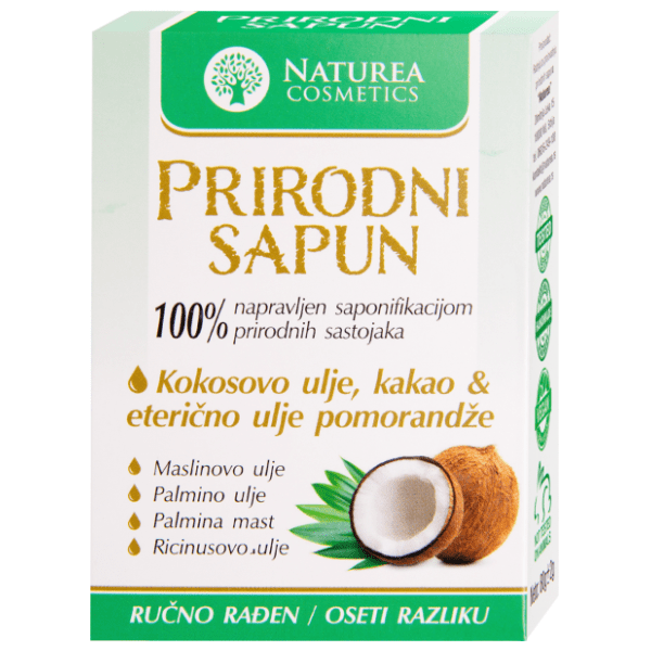 NATUREA COSMETICS kokosovo ulje prirodni sapun 80g 0