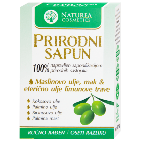 NATUREA COSMETICS maslinovo ulje prirodni sapun 80g 0