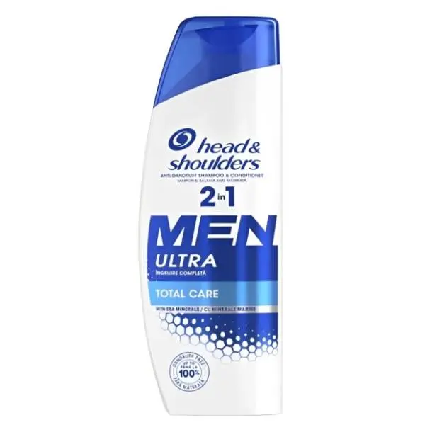 Šampon HEAD & SHOULDERS Men 2in1 total care 330ml 0