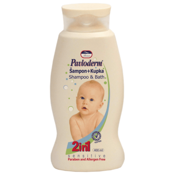 Šampon i kupka PAVLODERM baby 2u1 400ml 0