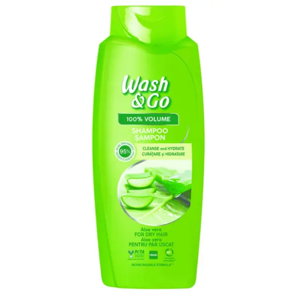 Šampon WASH & GO Aloe vera 675ml 0