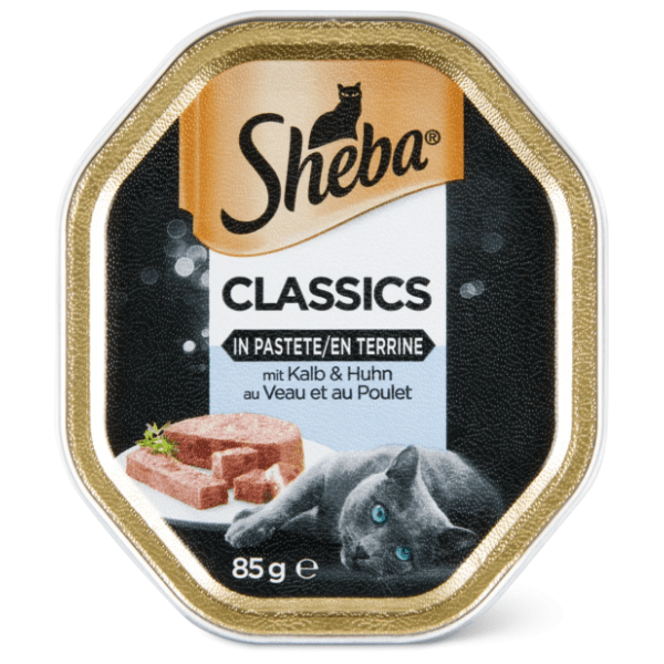SHEBA hrana za mačke teletina i piletina u vekni 85g 0