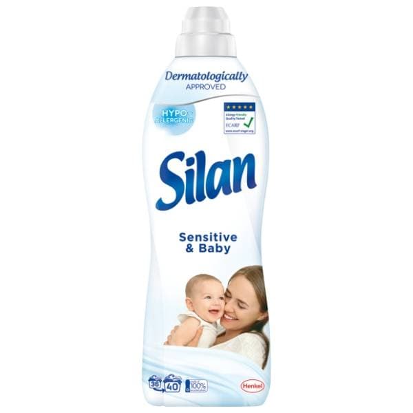 SILAN omekšivač sensitive & baby 40 pranja (880ml) 0