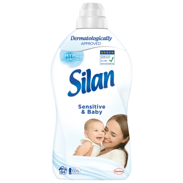 SILAN Omekšivač Sensitive & baby 64 pranja (1,408l) 0