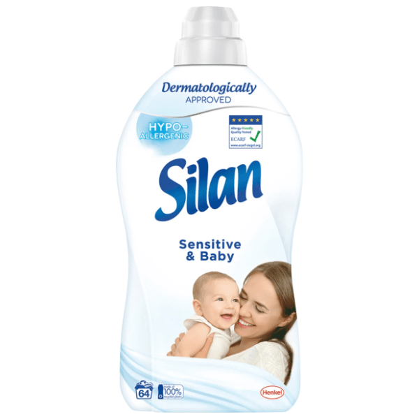 SILAN Sensitive & baby omekšivač za veš 64 pranja (1408ml) 0