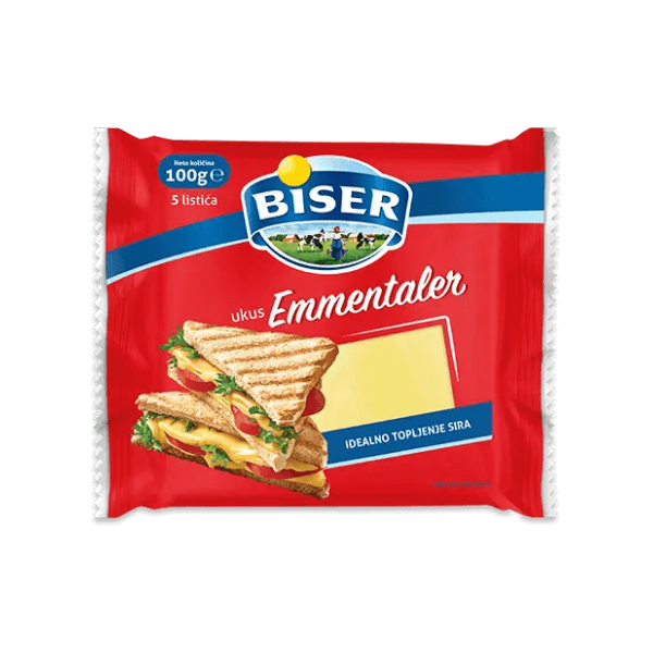 Topljeni sir BISER emmentaler 100g 0