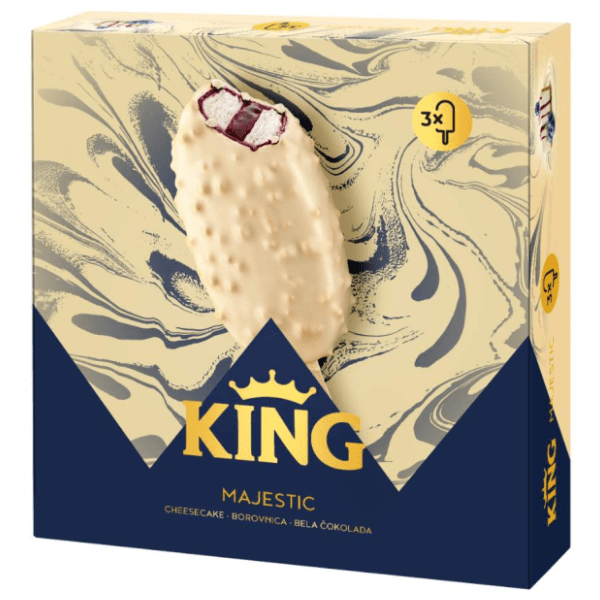 Sladoled FRIKOM King majestic multipack 3x100ml 0