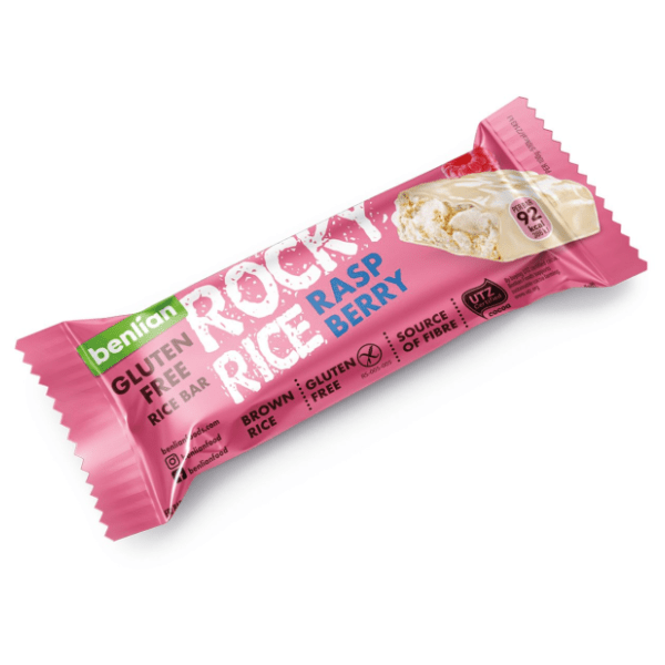 Štanglica BENLIAN Rocky rice malina 18g 0