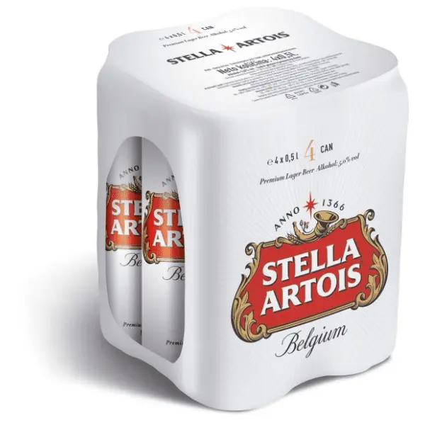 Pivo STELLA ARTOIS 4x0,5l 0