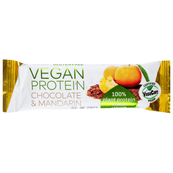 TEKMAR protein bar vegan mandarina čokolada 40g 0
