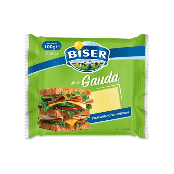 Topljeni sir gauda BISER 100g 0