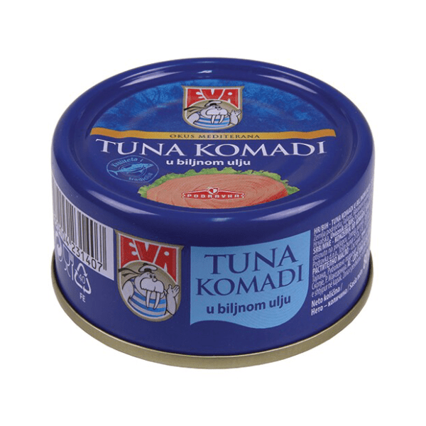 Tunjevina EVA komadi u biljnom ulju 80g 0