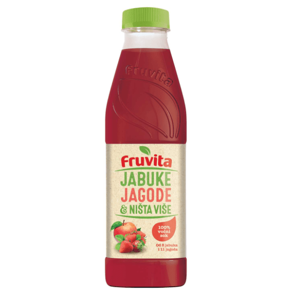 Voćni sok FRUVITA jabuka i jagoda 750ml 0