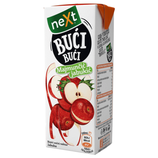Voćni sok NEXT Bući bući jabuka 200ml 0