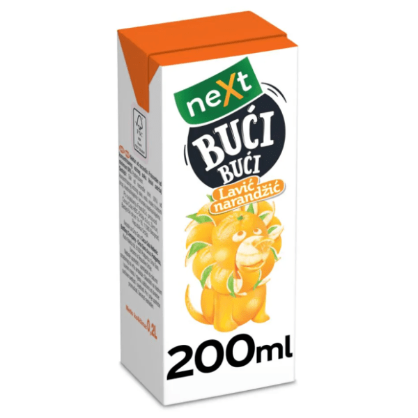 Voćni sok NEXT Bući bući narandža 200ml 0
