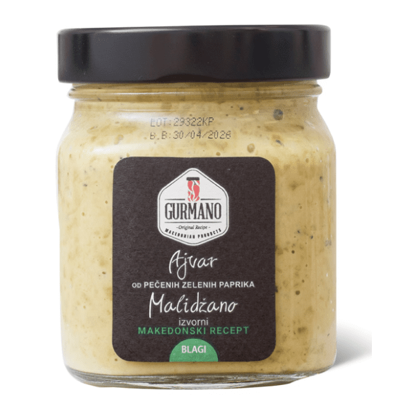 Ajvar GURMANO malidžano pečena zelena paprika 300g 0