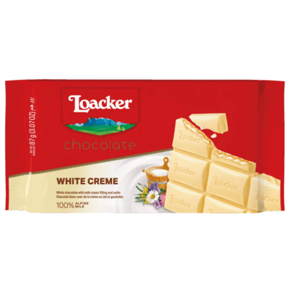 Bela čokolada LOACKER 87g 0