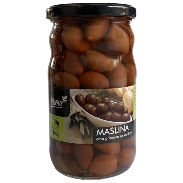 LIBERO Kalamata crne masline sa košticom 700g 0