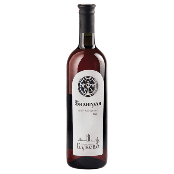 Crno vino MANASTIR BUKOVO Filigran crna Tamjanika 0,75l 0