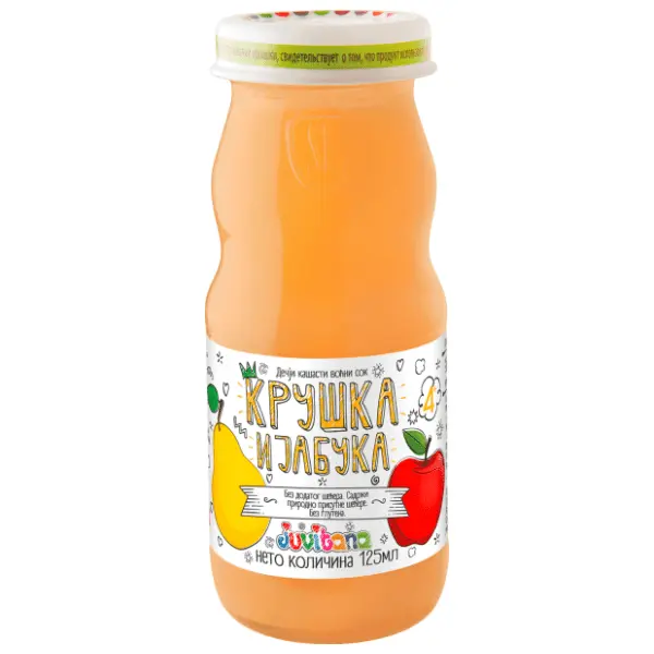 Dečiji sok JUVITANA kruška i jabuka 125ml 0