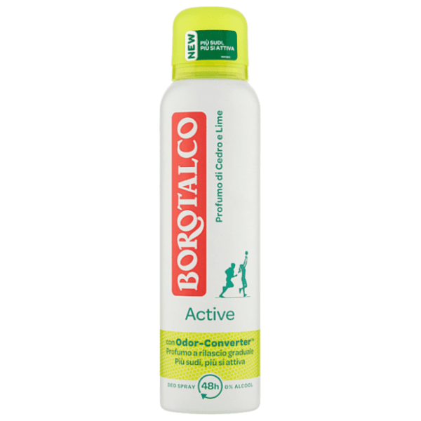 Dezodorans BOROTALCO active citrus lime 150ml 0